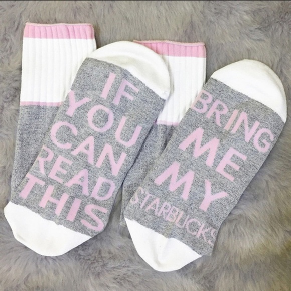 ❤ONE PAIR LEFT ❤☕FUN SOCKS ☕ - Picture 3 of 3